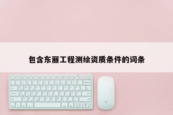 包含东丽工程测绘资质条件的词条