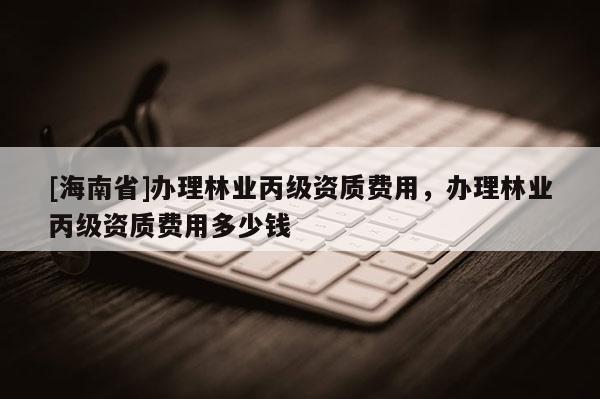 [海南省]办理林业丙级资质费用，办理林业丙级资质费用多少钱