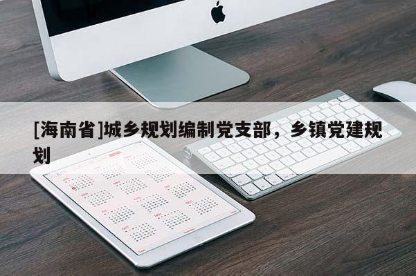 [海南省]城乡规划编制党支部，乡镇党建规划