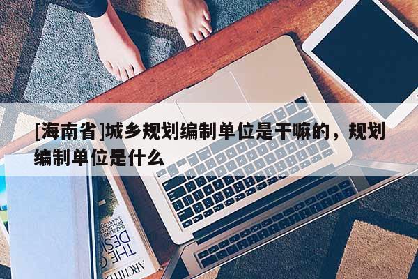 [海南省]城乡规划编制单位是干嘛的，规划编制单位是什么