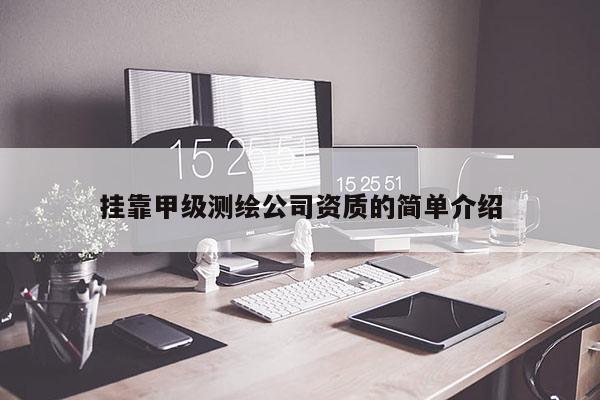 挂靠甲级测绘公司资质的简单介绍