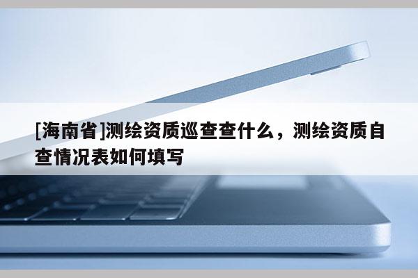 [海南省]测绘资质巡查查什么，测绘资质自查情况表如何填写