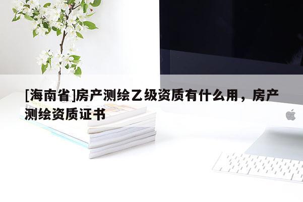 [海南省]房产测绘乙级资质有什么用，房产测绘资质证书
