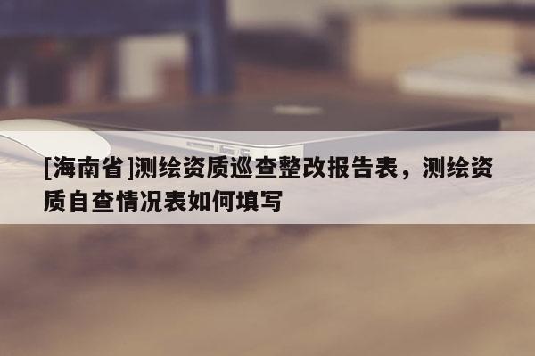 [海南省]测绘资质巡查整改报告表，测绘资质自查情况表如何填写