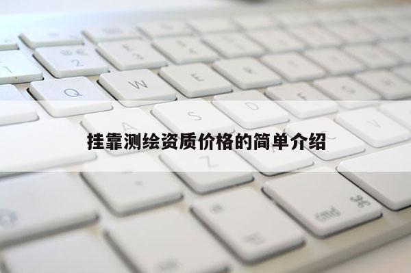 挂靠测绘资质价格的简单介绍