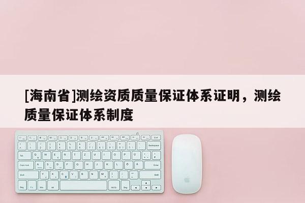 [海南省]测绘资质质量保证体系证明，测绘质量保证体系制度