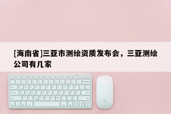 [海南省]三亚市测绘资质发布会，三亚测绘公司有几家